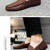 Men Casual Shoes 2024New Men's Loafers Comfortable Flat Casual Shoes Men Breathable Moccasins Slip-On Soft Leather Driving Shoes