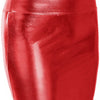 Autumn and Winter Mid-Length Imitation Leather Bronzing plus Size Skirt
