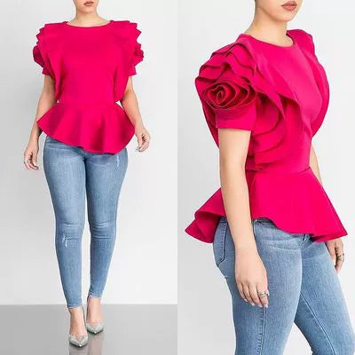 New Style Bandage Crop Top Girl Club Shirt Sexy Woman Blouse