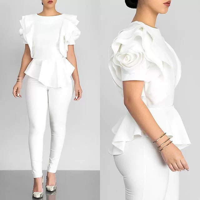 New Style Bandage Crop Top Girl Club Shirt Sexy Woman Blouse