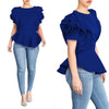 New Style Bandage Crop Top Girl Club Shirt Sexy Woman Blouse