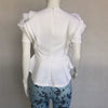 New Style Bandage Crop Top Girl Club Shirt Sexy Woman Blouse