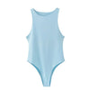 summer solid sexy bodycon women bodysuits female 8 color green slim casual  bodysuit chic lady club short playsuits femme