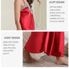 Women's Nightdress Lace Satin Nightgowns Sexy Lingerie Long Chemise Sleepwear