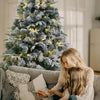 Artificial Christmas Tree PE+PVC Material Snow Spray Fusing Christmas Tree 120cm to 210cm Family Christmas Atmosphere Decoration - MAGUSTA BEAUTY