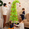 Artificial Christmas Tree PVC Material Crooked Neck Santa Hat Shape Christmas Tree 90cm/150cm Christmas Family Party Decorations - MAGUSTA BEAUTY