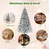 Artificial PVC Christmas Tree with Snow Pine Cones and LED Lights for Christmas Home Decoration Christmas Tree - MAGUSTA BEAUTY