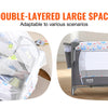 VEVOR Baby Bassinet 77 pounds Load Capacity Easy to Fold Portable Baby Bassinet Bedside Sleeper with Storage Basket and Wheels