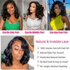 Brazilian Body Wave Short Bob Wig 13x4 Lace Frontal 4x4 Closure Human Hair Wig 200 Density For Women With Natural Wave Bob Wigs - MAGUSTA BEAUTY