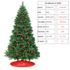 Classic Pine Tree 7FT/8FT Pre - Artificial Christmas Tree, with Metal Hinges 1000 PVC Branches Artificial Xmas Tree Home Decor - MAGUSTA BEAUTY