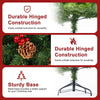 Classic Pine Tree 7FT/8FT Pre - Artificial Christmas Tree, with Metal Hinges 1000 PVC Branches Artificial Xmas Tree Home Decor - MAGUSTA BEAUTY