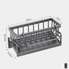 Compact Tap - Mounted Spice Shelf – Sink Organizer with Drainage Rack – Space - Saving Kitchen Storage for Utensils/Accessories - MAGUSTA BEAUTY