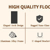Large Mirror Full Length 34"x76", Floor Body Mirror with Stand, Metal Frame Wall-Mounted Vanity Mirror, Hanging Leaning