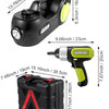 VEVOR 5 Ton 12V Electric Car Jack Kit + Impact Wrench LED Light Portable Hydraulic Jack 13.5-36 CM Tire Lifting Car Repair Tool
