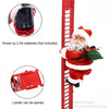 Electric Climbing Santa, Musical Christmas Decoration, Fun Holiday Ladder Toys for Home, Tree, Fireplace, Unique Festive Decor - MAGUSTA BEAUTY