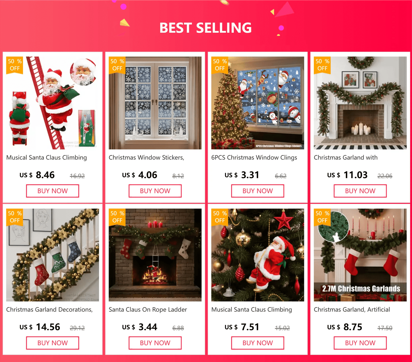 Electric Climbing Santa, Musical Christmas Decoration, Fun Holiday Ladder Toys for Home, Tree, Fireplace, Unique Festive Decor - MAGUSTA BEAUTY