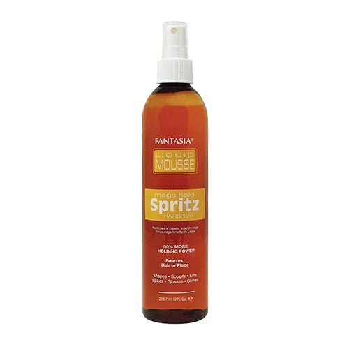 Fantasia Liquid Mousse Spritz - Strong Hold, Fast Drying, Long-Lasting Style, Perfect for All Hair Types - MAGUSTA BEAUTY