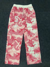 Fashion Y2K sportswear two - piece set women's hip - hop pink camouflage short waist embrace hoodie ultra - thin casual sports pants l - MAGUSTA BEAUTY