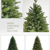 Gift Christmas Decoration High end PE Mixed Christmas Tree Encryption 1.2m 1.8m Christmas Tree - MAGUSTA BEAUTY