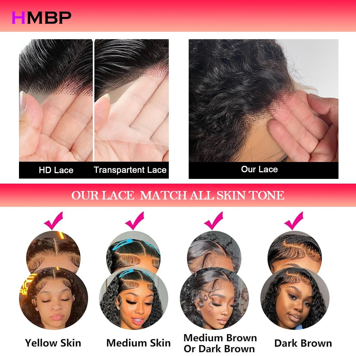 Glueless Lace Fronta Wigs Human Hair Afro Kinky Curly 500 Density 360/13x6 Hd Lace Frontal Wigs Human Hair Pre Plucked For Women - MAGUSTA BEAUTY
