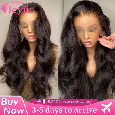 Heyju Perücke 13x6 HD Lace Frontal Perücke 13x4 Lace Front Echthaarperücken für schwarze Frauen Body Wave Lace Front Perücke Brasilianisches Haar Perücke