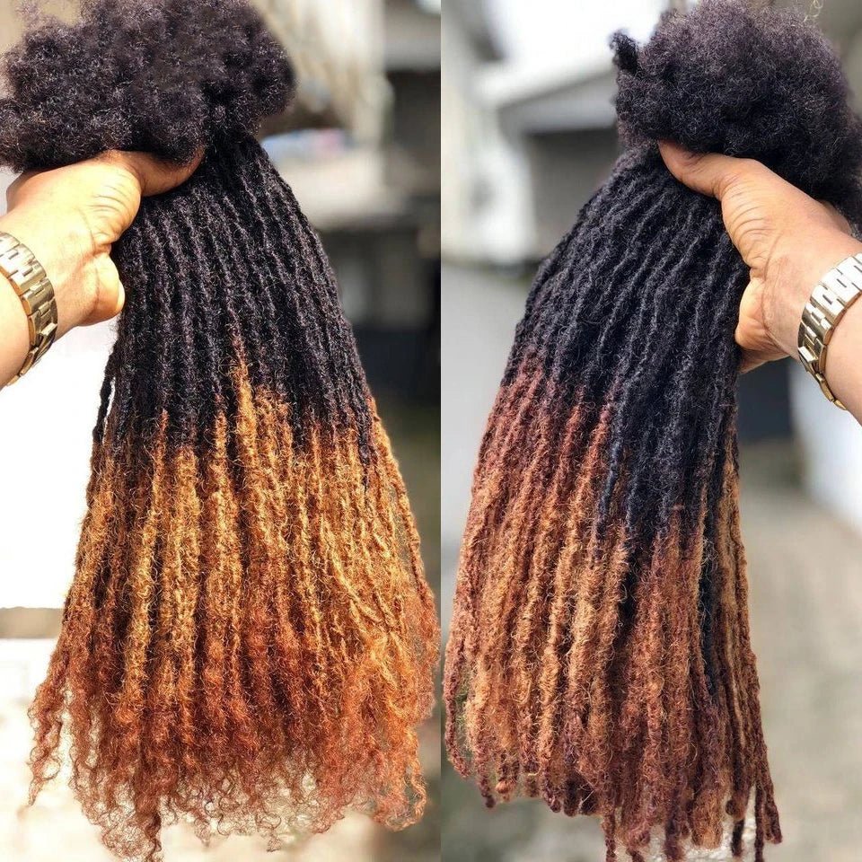Human Hair Dreadlocks Loc Extensions Kinky Straight Wholesale Crochet Braids Brazilian Remy Hair Extensions 10 20 40 60 Strands - MAGUSTA BEAUTY