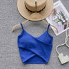  Irregular Casual Sport Camisole Women Strap Design Solid Fashion 2025 Y2K Elegant Ladies Chic Slim Tank Tops - MAGUSTA BEAUTY
