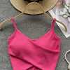  Irregular Casual Sport Camisole Women Strap Design Solid Fashion 2025 Y2K Elegant Ladies Chic Slim Tank Tops - MAGUSTA BEAUTY