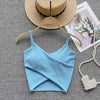  Irregular Casual Sport Camisole Women Strap Design Solid Fashion 2025 Y2K Elegant Ladies Chic Slim Tank Tops - MAGUSTA BEAUTY