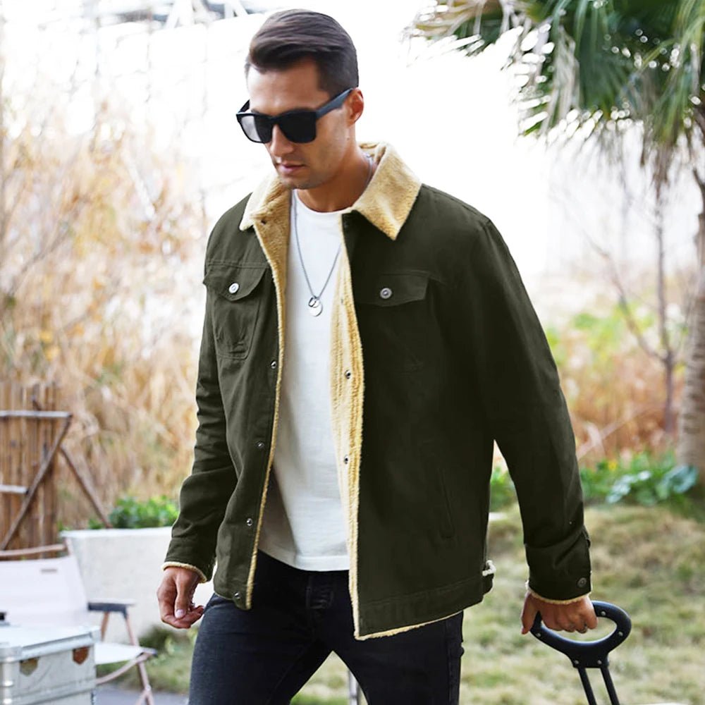 Men's Jackets Winter Warm Waterproof Fleece Lined High Quality Multi - color Coat Comfortable Casual Outerwear US Size - MAGUSTA BEAUTY