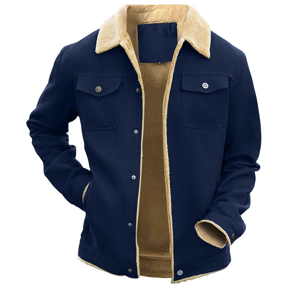 Men's Jackets Winter Warm Waterproof Fleece Lined High Quality Multi - color Coat Comfortable Casual Outerwear US Size - MAGUSTA BEAUTY