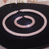 New Fashion Rhinestone Collar Choker Necklace for Women Exaggerated Simple Big Chunky Chain Necklace Torques Jewelry Accessories - MAGUSTA BEAUTY