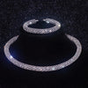 New Fashion Rhinestone Collar Choker Necklace for Women Exaggerated Simple Big Chunky Chain Necklace Torques Jewelry Accessories - MAGUSTA BEAUTY