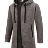 New Streetwear Men's Long Sleeve Sweatshirts for Men Zipper Hooded Oversize Winter Warm Jacket Coat Outdoor Tracksuit Men - MAGUSTA BEAUTY