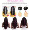 Ombre Pink Rosemary Colored Human Hair Body Wavy Glueless 13x4 Lace Front Wigs 613 Made Pre Plucked 180% Density Full Lace Wigs - MAGUSTA BEAUTY