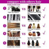 Ombre Pink Rosemary Colored Human Hair Body Wavy Glueless 13x4 Lace Front Wigs 613 Made Pre Plucked 180% Density Full Lace Wigs - MAGUSTA BEAUTY