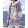 Oversized Jacket for Women Coat 2025 Autumn Winter Warm Plush Pocket Hooded Streetwear Loose Lady Zipper Cashmere Outerwear Coat - MAGUSTA BEAUTY