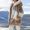 Oversized Jacket for Women Coat 2025 Autumn Winter Warm Plush Pocket Hooded Streetwear Loose Lady Zipper Cashmere Outerwear Coat - MAGUSTA BEAUTY