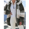 Oversized Jacket for Women Coat 2025 Autumn Winter Warm Plush Pocket Hooded Streetwear Loose Lady Zipper Cashmere Outerwear Coat - MAGUSTA BEAUTY