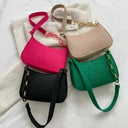 Popular Retro Gentle Temperament Small Square Bag 2024 Autumn Shoulder Handheld Fashion Casual Yankee Underarm Small Square Bag - MAGUSTA BEAUTY