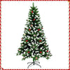 PVC Artificial Christmas Tree Spray White Pinecone Red Fruit Christmas Tree 1.2m - 2.1m Christmas Party Atmosphere Home Decoration - MAGUSTA BEAUTY