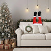Santa Claus Legs Hanging, Christmas Tree Plush Decor, Santa Claus Elf Leg Christmas Decorations for Xmas Hanging Ornaments - MAGUSTA BEAUTY