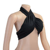 Sexy Cross Halter Corset Tank Tops Y2K Fashion Black Hollow Out Camis Women Tube Tops Backless Slim Crop Top 2024 Woman Clothing - MAGUSTA BEAUTY