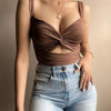 Sexy Women Sleeveless Short Crop tops Ladies Vest Casual Tank Top Women's Tube Top Female Black White - MAGUSTA BEAUTY