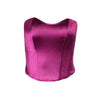 Sexy Women Tube Tops Solid Sleeveless Slim Skinny Corset Cropped Top 2024 Summer Casual Elegant Female Strapless Vest - MAGUSTA BEAUTY