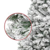 Snowy Flocked Christmas Tree PVC Realistic Frosted Pine with Artificial Snow Perfect for Store Window Displays Holiday Decor - MAGUSTA BEAUTY