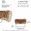 Spot Goods Italian Fashion Women Heels Elegant Color Block Design Brown Shoes And Bag Full Rhinestone Party Bag - MAGUSTA BEAUTY
