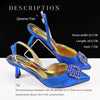 Spot Goods Italian Fashion Women Heels Elegant Color Block Design Brown Shoes And Bag Full Rhinestone Party Bag - MAGUSTA BEAUTY