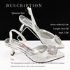 Spot Goods Italian Fashion Women Heels Elegant Color Block Design Brown Shoes And Bag Full Rhinestone Party Bag - MAGUSTA BEAUTY