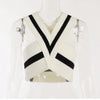 Summer New Women Sexy Casual Colorblock Crisscross Backless Halter Knit Crop Tops Femme Slim Stretch Sleeveless Y2k Tank Tee - MAGUSTA BEAUTY